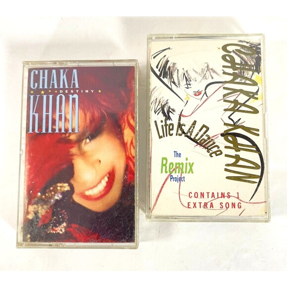 Chaka Khan Vintage Cassette Lot of 2 Tested and Works Read - Picture 1 of 16